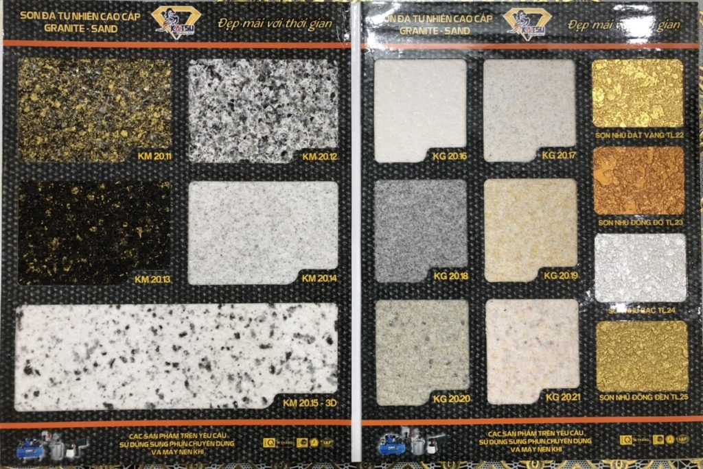 Bộ bảng màu tham khảo 2